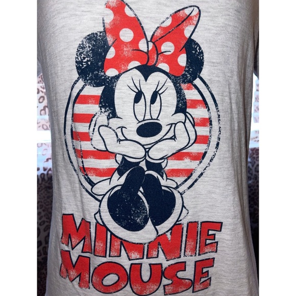 Red & Gray Disney Minnie Mouse Tee ❤️ - Picture 6 of 17